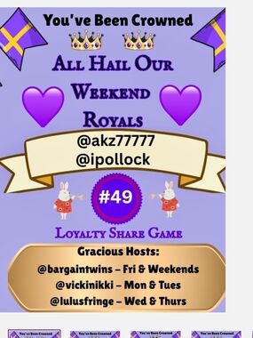 Weekend 4/11-12 Featured Closet 👑